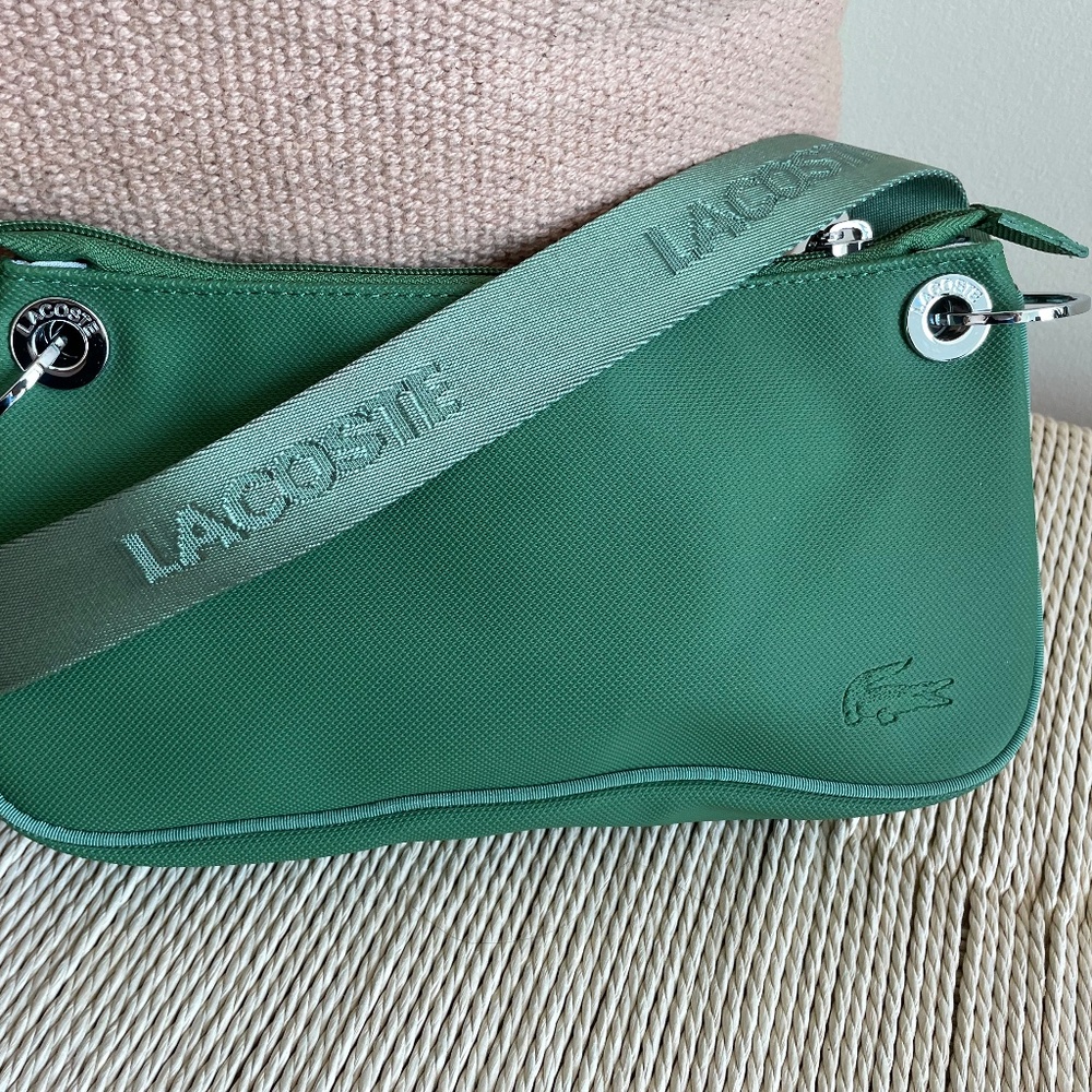 Lacoste green shoulder bag